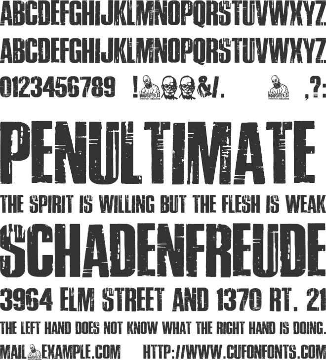 Eisenhower font preview