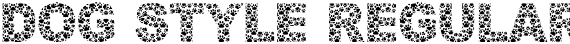 Dog Style Regular font