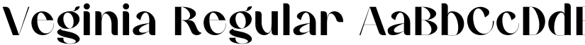 Veginia Regular font