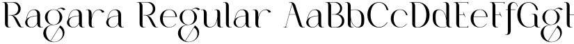Ragara Regular font