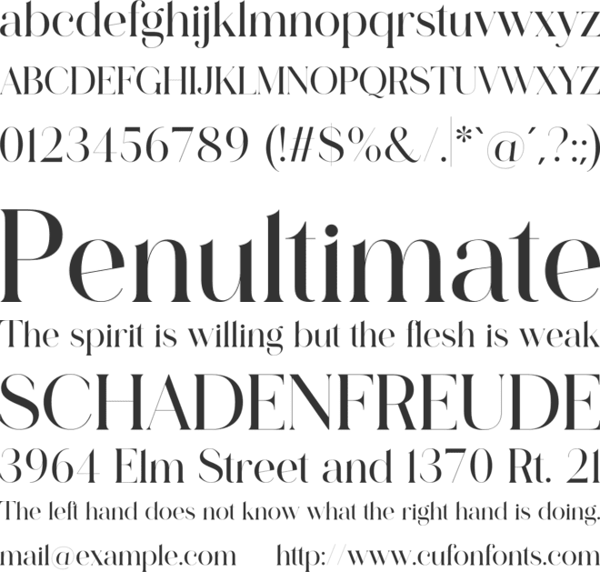 Lostgun Plus font preview