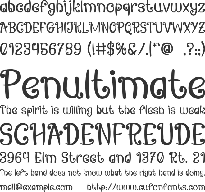 Princess Anna font preview