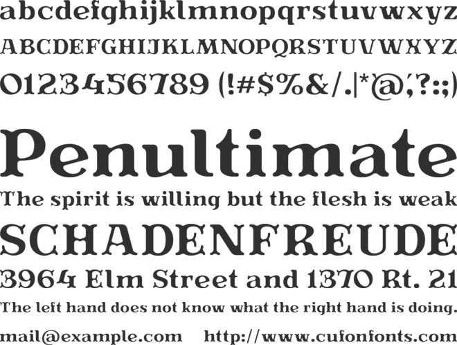 Evereast Soft-Edge font preview
