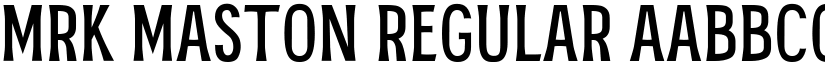 MRK Maston Regular font