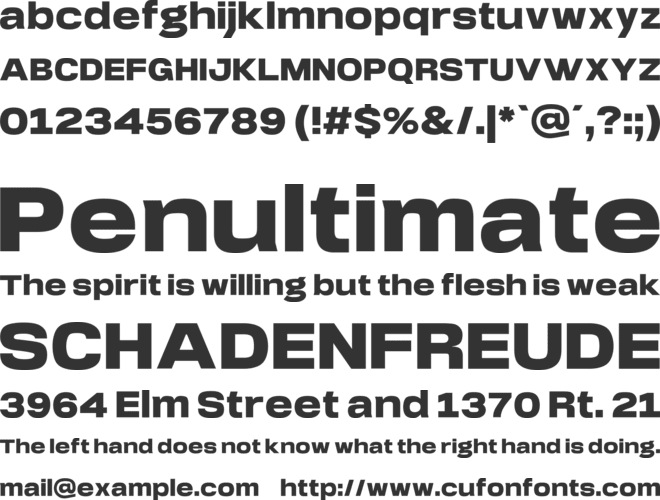 Arupala Grotesk font preview