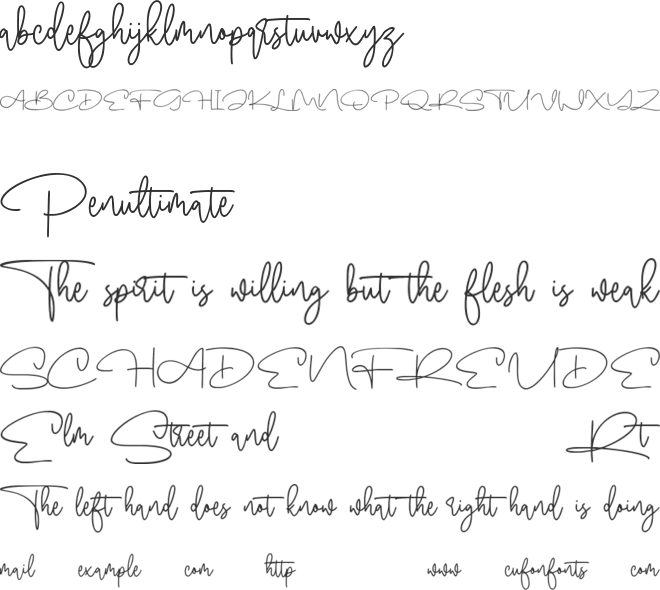 Rusty Cellair Free Font font preview