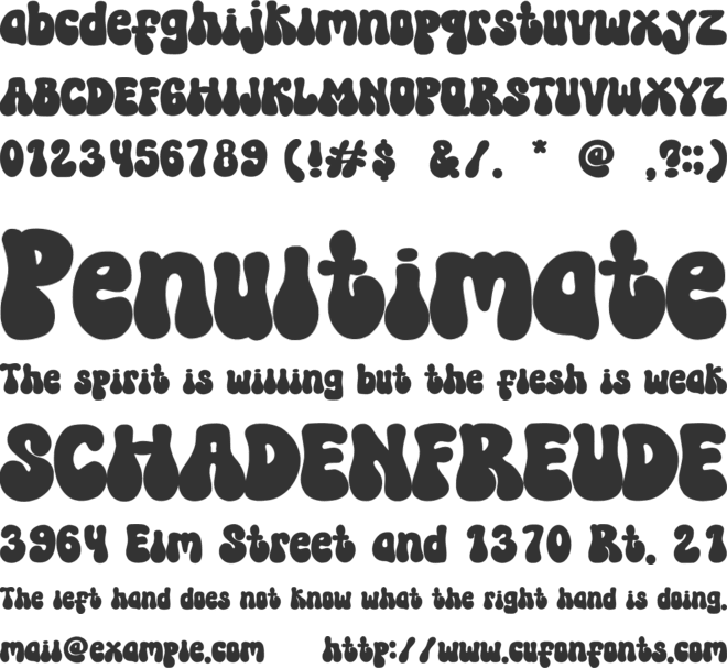 The Super Summer font preview