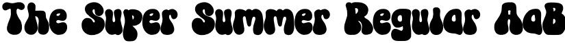 The Super Summer Regular font