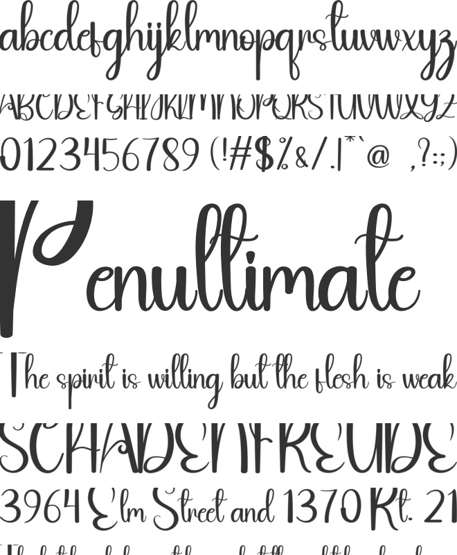 Bulk font preview