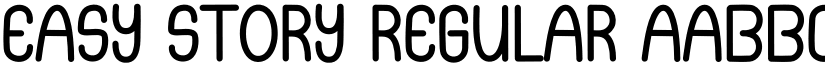 Easy Story Regular font