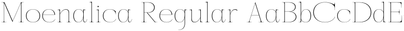 Moenalica Regular font