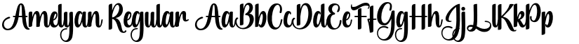 Amelyan Regular font