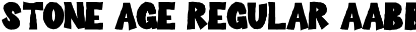 Stone Age Regular font