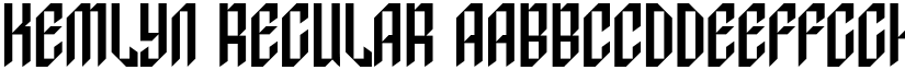 Kemlyn Regular font