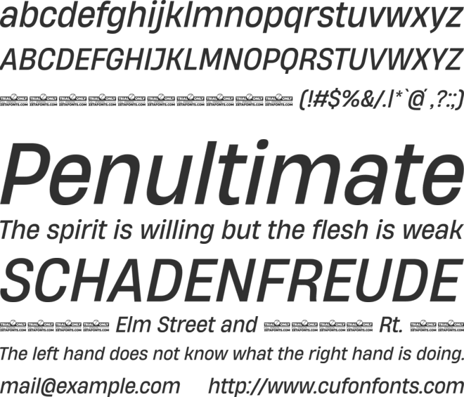 HeadingNow Trial font preview