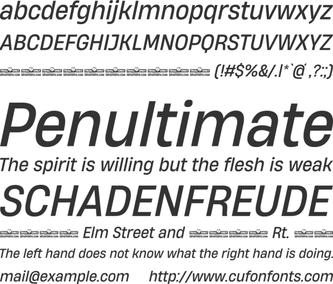 HeadingNow Trial font preview