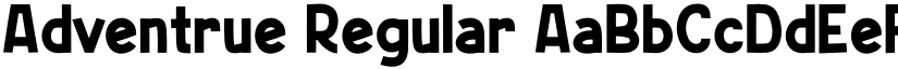 Adventrue Regular font