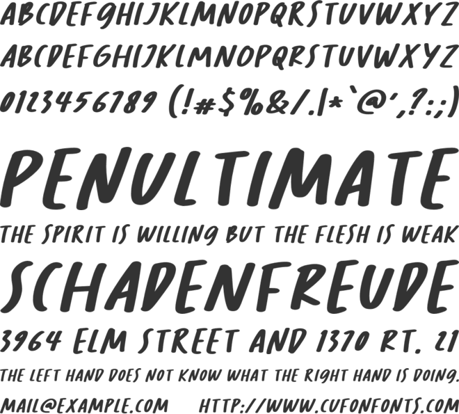 Mabsout font preview