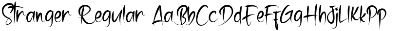 Stranger Regular font