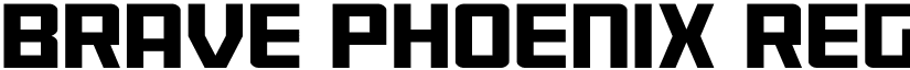 Brave Phoenix Regular font