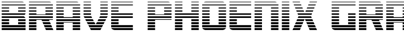 Brave Phoenix Gradient Regular font