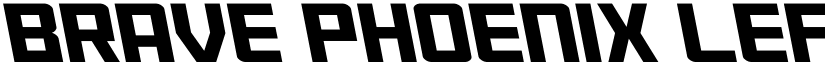 Brave Phoenix Leftalic Regular font