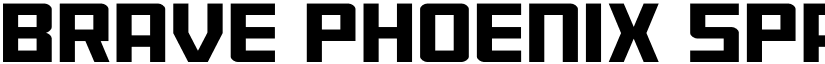Brave Phoenix Spaced Regular font