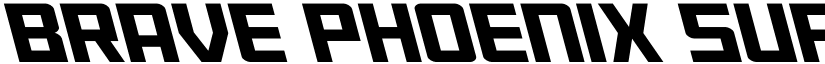 Brave Phoenix Super-Leftalic Regular font