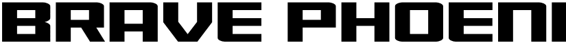 Brave Phoenix Wide Regular font