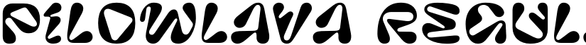 Pilowlava Regular font