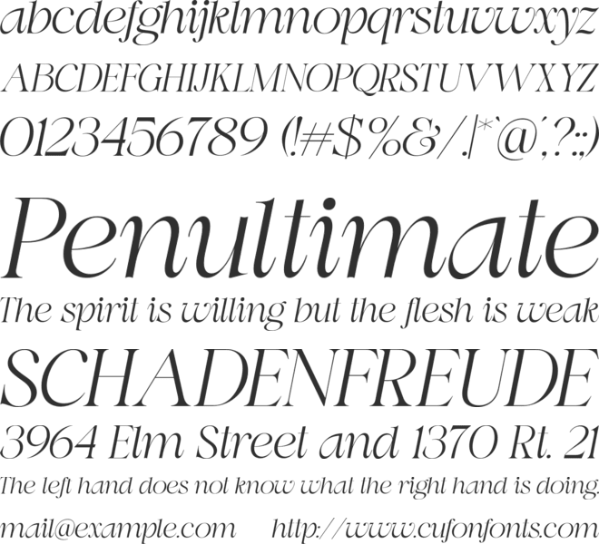Swily Bright font preview