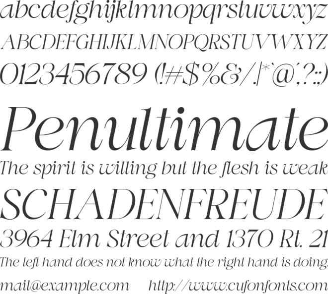 Swily Bright font preview