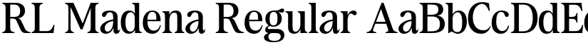 RL Madena Regular font
