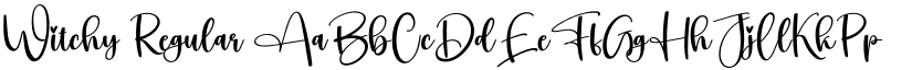 Witchy Regular font