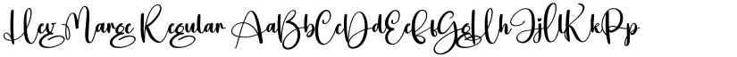 Hey Marge Regular font