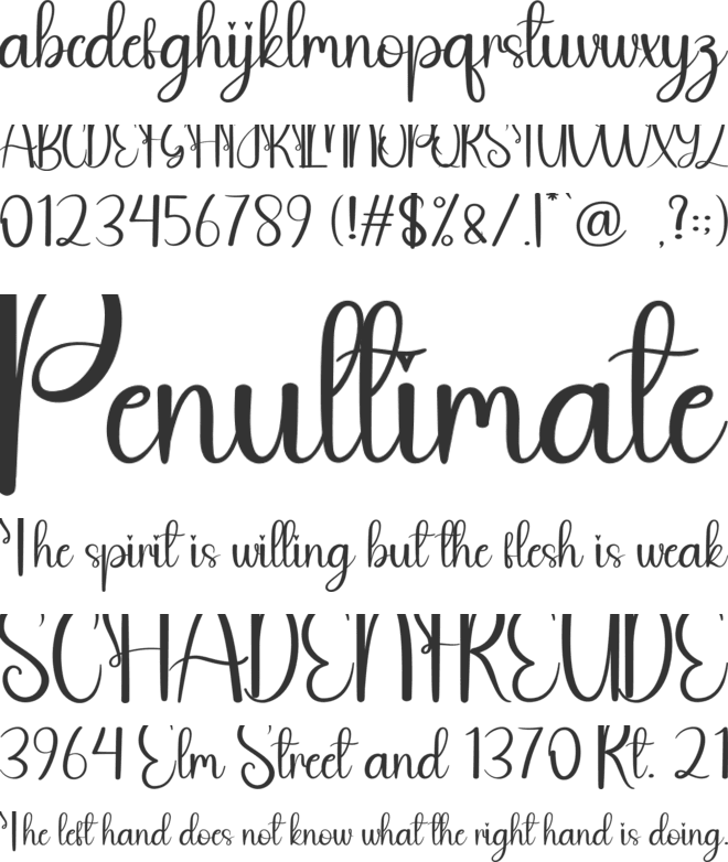 Pandawa font preview