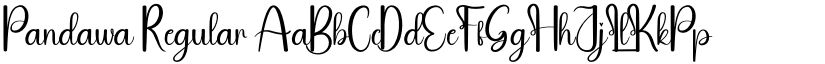 Pandawa Regular font