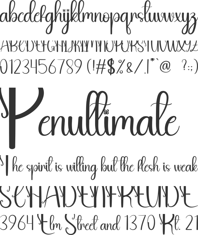 Baby Barbie font preview