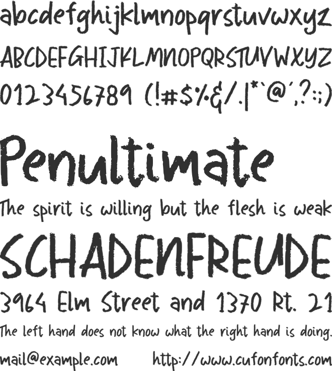 Greatest Holiday font preview