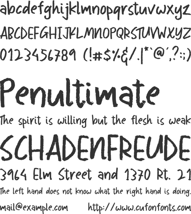 Greatest Holiday font preview