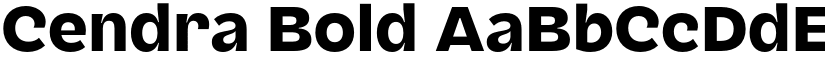 Cendra Bold font