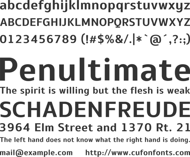EQPro-Bold font preview
