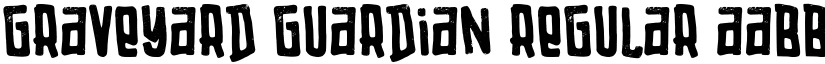 Graveyard Guardian Regular font