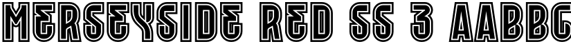 Merseyside Red SS 3 font
