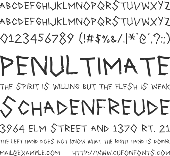 Correction Tape font preview