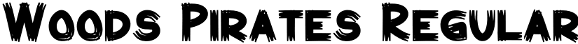 Woods Pirates Regular font