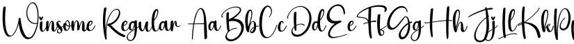 Winsome Regular font
