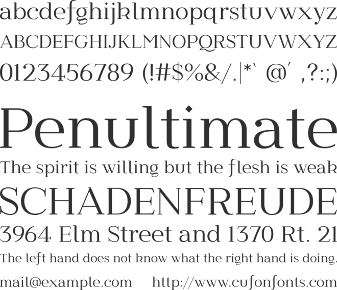 NeverMind Serif font preview