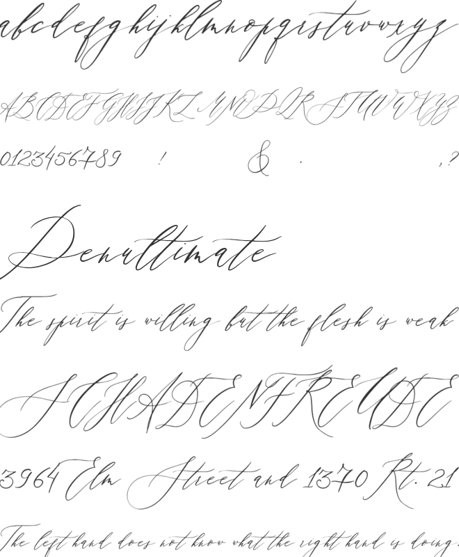 Westring font preview