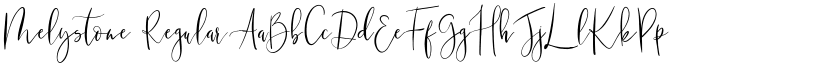 Melystone Regular font